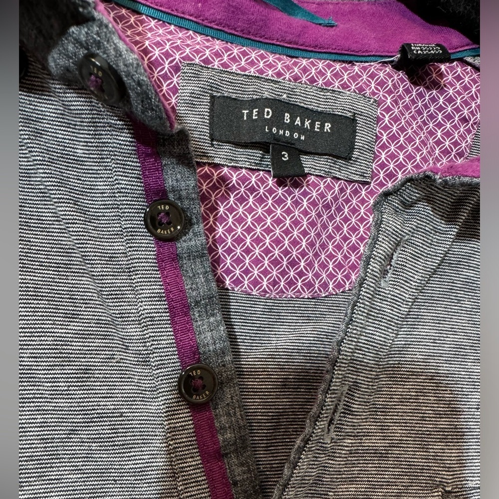 Ted Baker Gray Polo Shirt - Picture 3 of 6